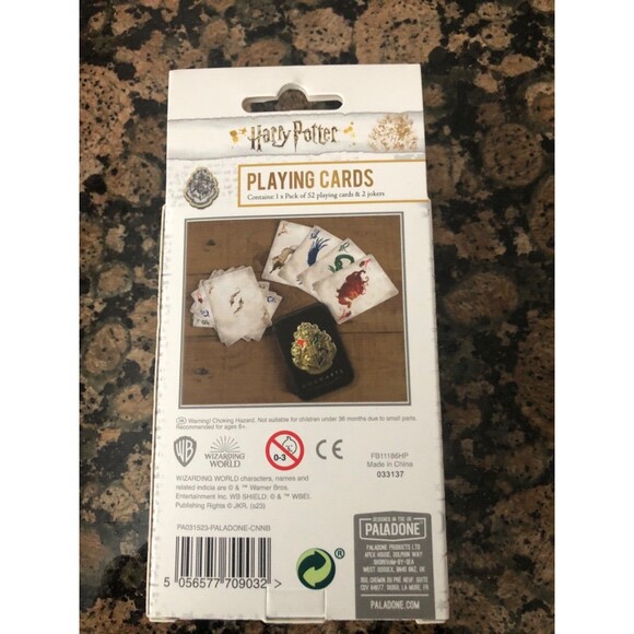 Harry Potter Playing Cards - 1 Set of 52 Playing Cards & 2 Jokers BRAND NEW - Picture 2 of 4